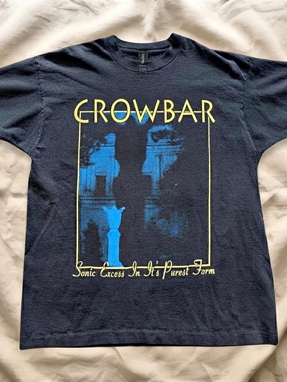 Black t-shirt Gildan Crowbar Band